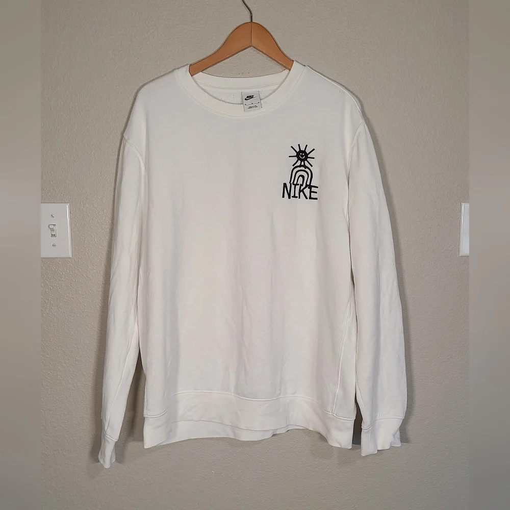 Nike Men's White Sweater